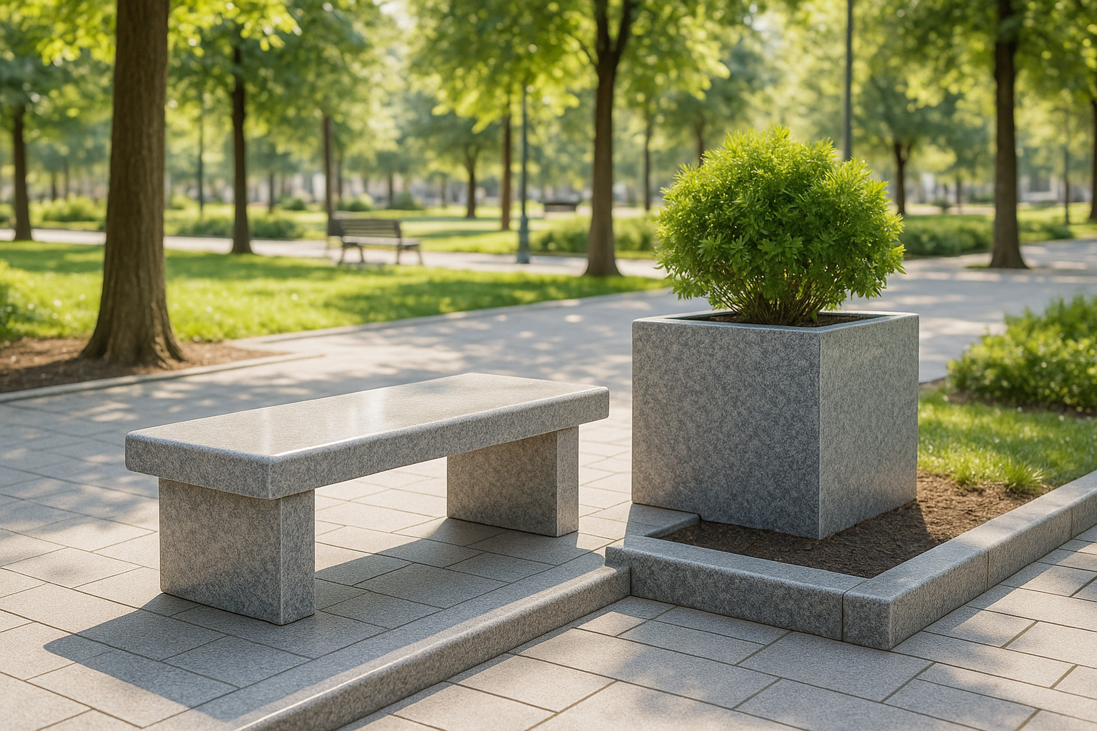 Малые архитектурные формы из гранита: что это, где применяются и почему служат десятилетиями