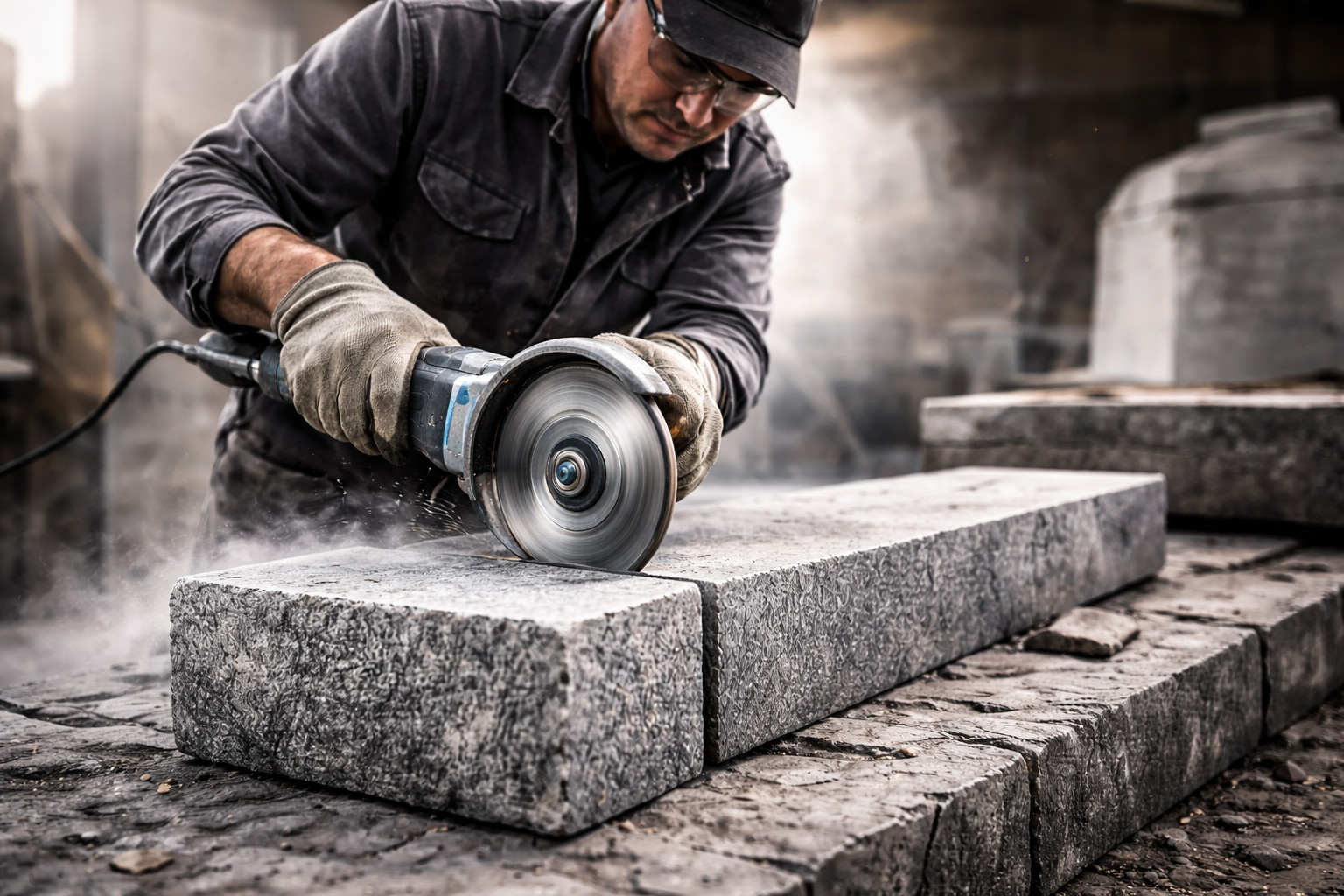 Ошибки при резке камня болгаркой: почему диск быстро умирает и портит кромку