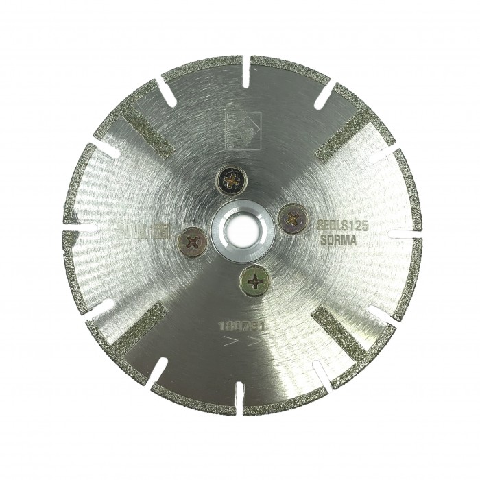 Отрезной диск по мрамору D125*2.5*4, с фланцем