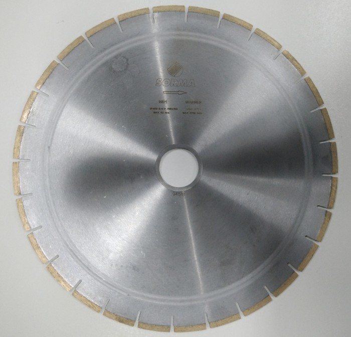 Отрезной диск D400*60/50, H7, мрамор, бесшумный