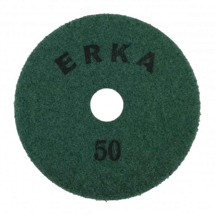 Гибкие шлифовальные диски для работы без подачи воды D100 зерн. 50 ERKA