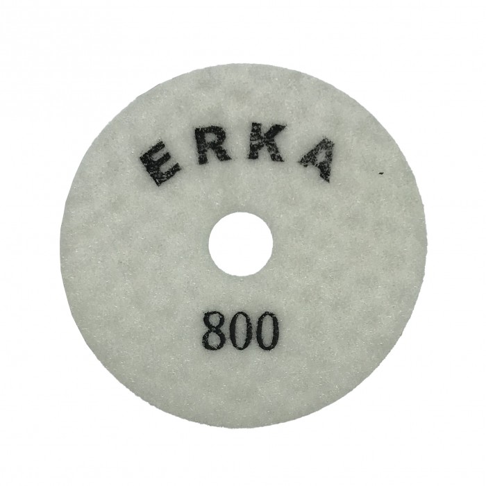 Гибкие шлифовальные диски для работы без подачи воды D100 зерн. 800 ERKA