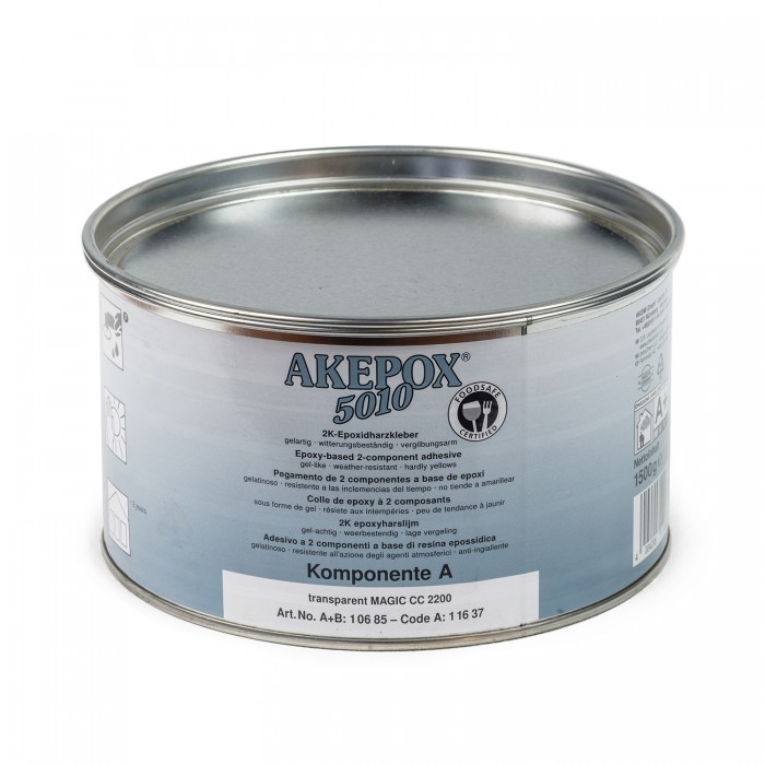 Клей эпоксидный Akemi AKEPOX 5010 комп. A 1,5кг. Прозрачный молочный