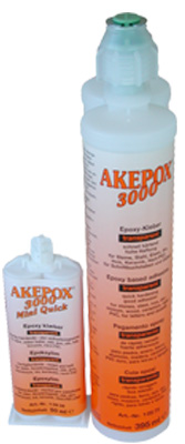 Эпоксидный клей AKEPOX 3000 Mini Quick  395мл. Прозрачный