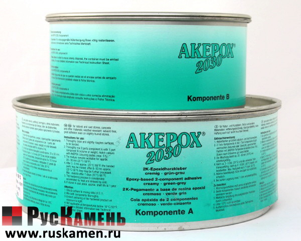Эпоксидный клей AKEPOX 2030 Quick Mix  400мл. Серо-зеленый
