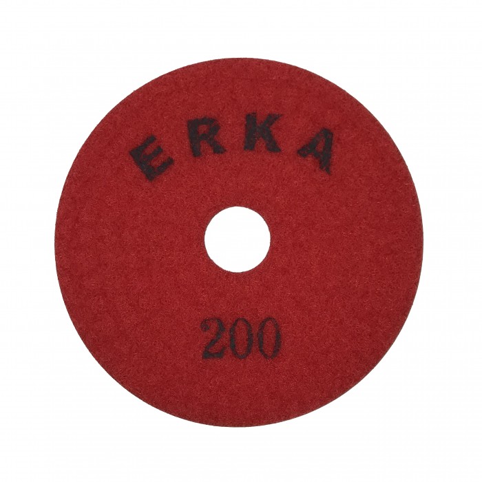 Гибкие шлифовальные диски с подачей воды D100 зерн. 200 ERKA