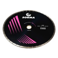 Отрезной диск D600*40*4.5*15, 60/50, H15, 42N, гранит, бесшумный, Sorma