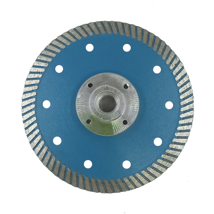 FHQ452 Отрезной турбированный диск с фланцем D125*10мм, M14, hot press, универсальный