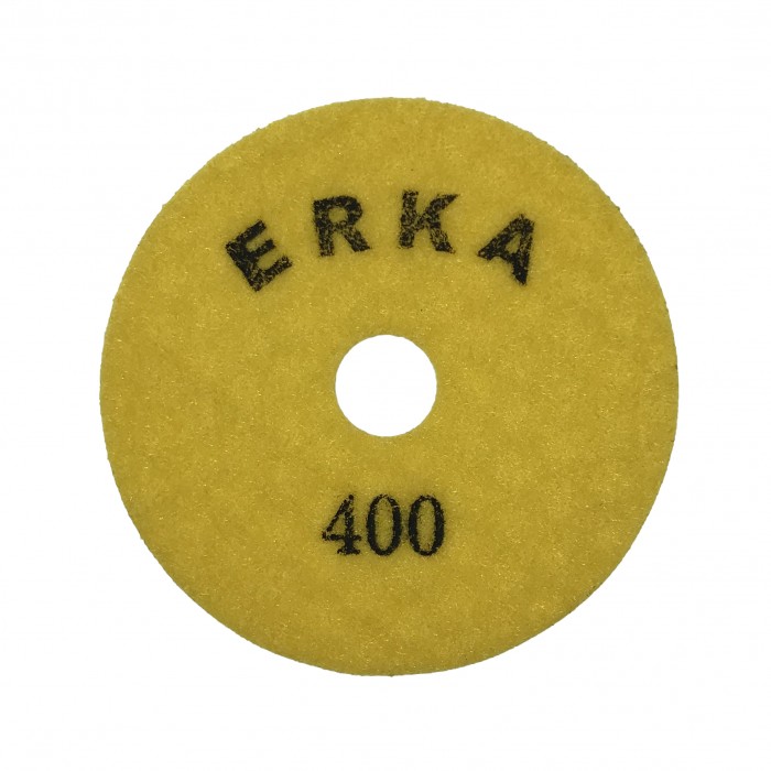 Гибкие шлифовальные диски для работы без подачи воды D100 зерн. 400 ERKA