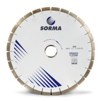 Отрезной диск D400*40*3,2  60/50, H15, гранит, бесшумный, Sorma