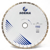 Отрезной диск D500*40*4  60/50, H15, гранит, бесшумный, Sorma