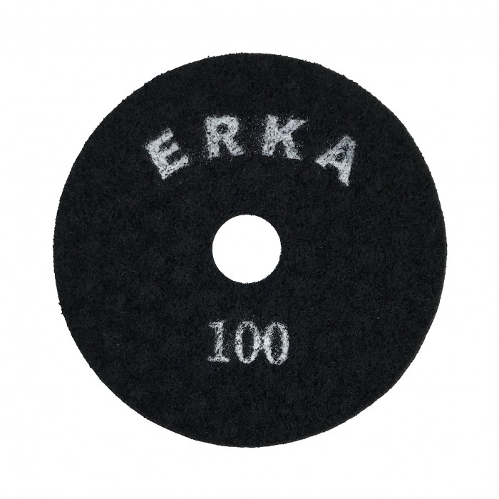 Гибкие шлифовальные диски для работы без подачи воды D100 зерн. 100 ERKA