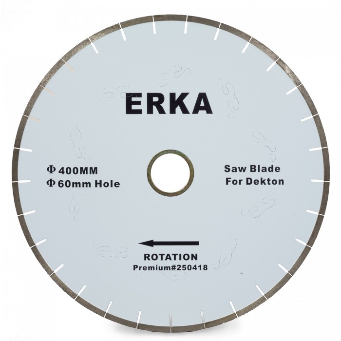 Отрезной диск по кварцу/Dekton D400*50/60, H10*3мм Premium, бесшумный