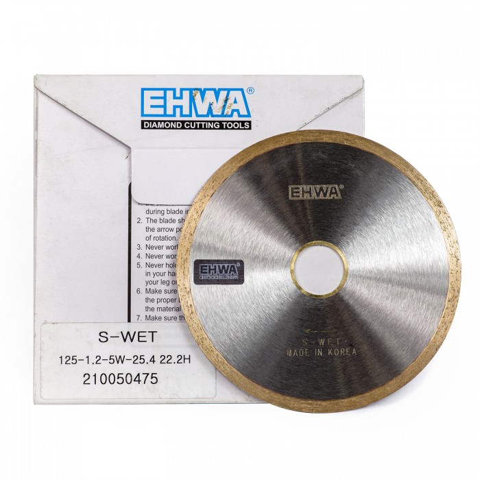 Отрезной диск D125*22.2*5 S-Wet Ehwa Standart