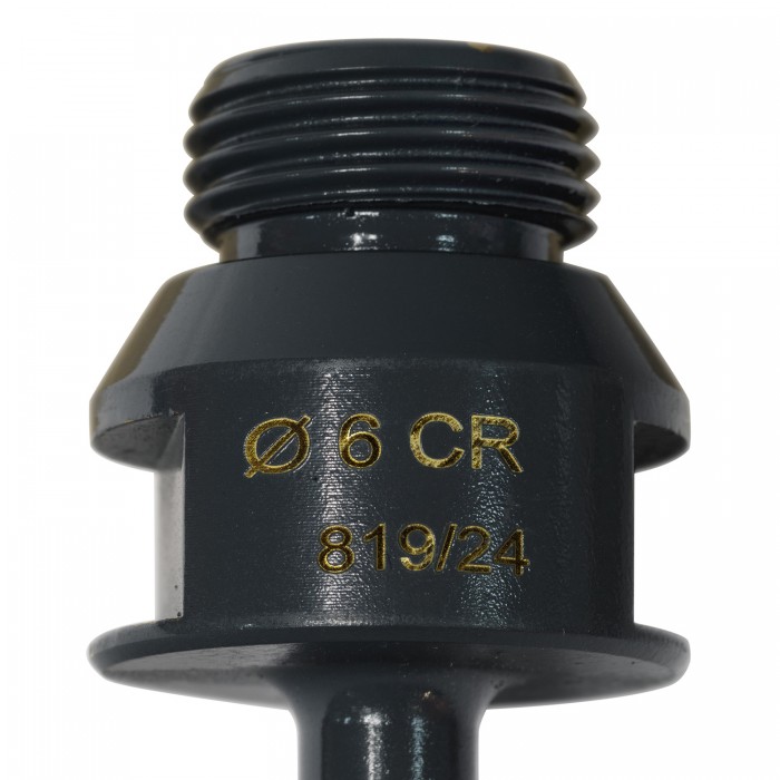 Сверло корончатое D6мм, 1/2 GAS, 30х75х10х1,5мм, WET, по граниту/мрамору/керамике, Sorma