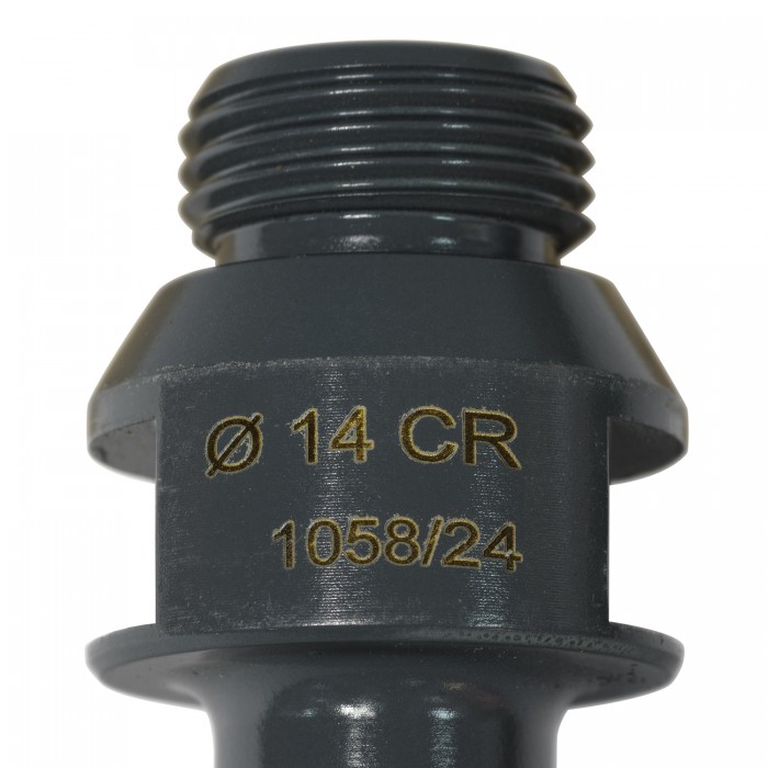 Сверло корончатое D14мм, 1/2 GAS, 30х75х10х1,5мм, WET, по граниту/мрамору/керамике, Sorma
