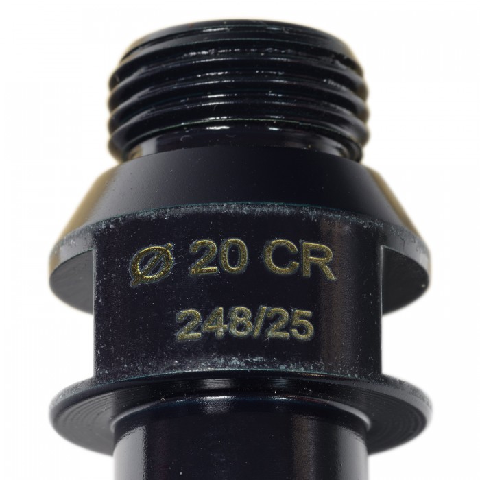 Сверло корончатое D20мм, 1/2 GAS, 30х75х10х1,5мм, WET, по граниту/мрамору/керамике, Sorma